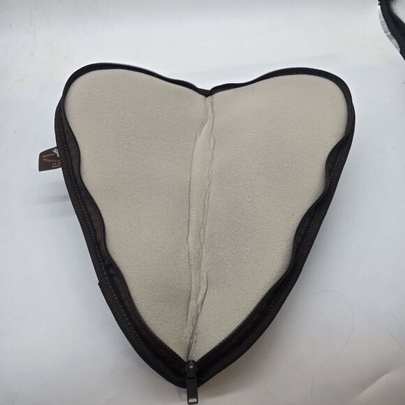 Vintage Brauer Bros. Moose Brand Soft Handgun Case Zip Up Gray PistolzSOLD ON EB - Picture 4 of 7